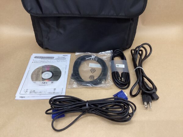 Lamp usage 2622 hours NEC LCD projector NP-M402WJD 4000 lumens Wireless compatible HDMI D-SUB USB-B cable Soft case Soft - Image 8