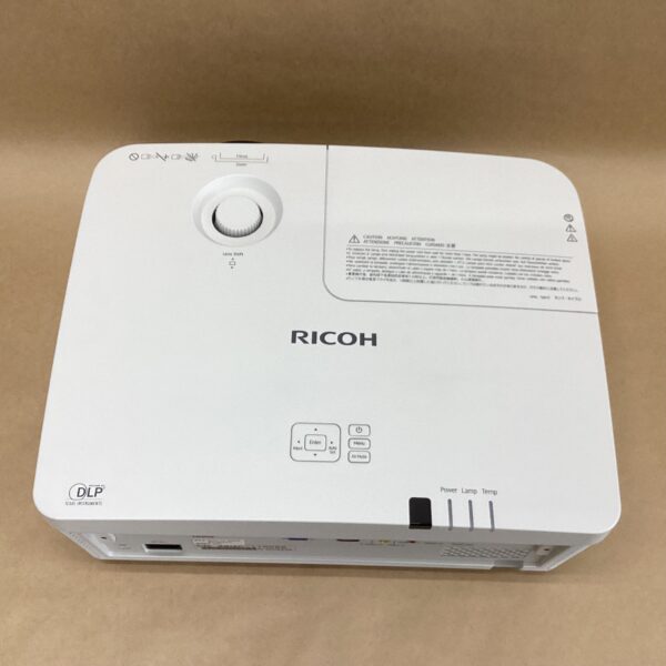 Lamp use 592 hours RICOH Business Projector PJ WU5570 5500 Lumens D-SUB HDMI Cable Remote Control - Image 5