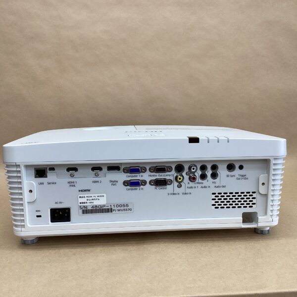 Lamp use 592 hours RICOH Business Projector PJ WU5570 5500 Lumens D-SUB HDMI Cable Remote Control - Image 6