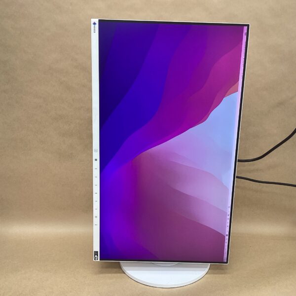 EIZO LCD Monitor FlexScan EV2450 (White) Frameless 23.8 inch Full HD (1920 x 1080) 16:9 IPS HDMI compatible USB hub Height rotation PS switch compatible - Image 2