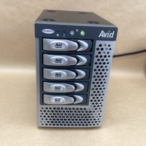 Power confirmed and system erased AVID VideoRAID ST 5-bay external SAS enclosure XJ-SA12-005 2500GB (500GB x 5)
