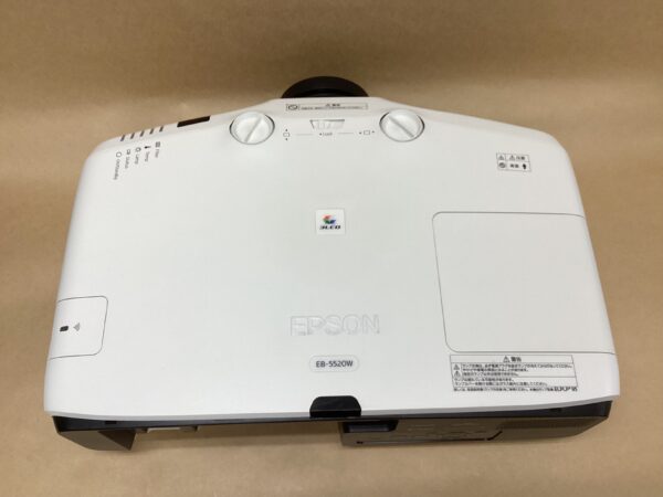 Lamp usage 1324 hours Epson Business Projector EB-5520W 5500 lumens Wireless compatible D-SUB HDMI USB-B cable Remote control - Image 6