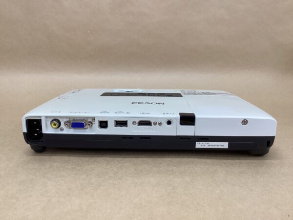 Lamp usage 1174 hours Epson Business Projector EB-1771W 3000 lumens D-SUB USB-B cable Remote control - Image 4