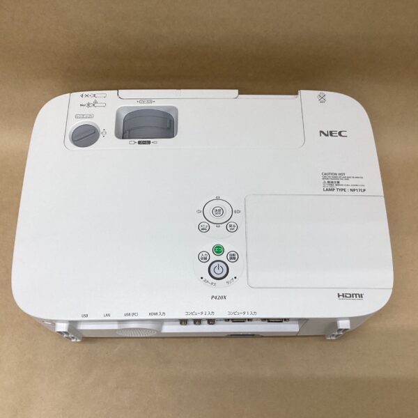 Lamp usage 1304 hours NEC LCD projector NP-P420XJL 4200 lumens HDMI D-SUB cable remote control - Image 4