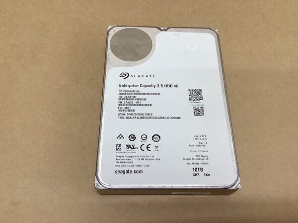 BLANCCO Erased SEAGATE 3.5" SAS (Server Hard Disk) ST10000NM0206 10TB 12Gb/s 7.2K RPM 256M