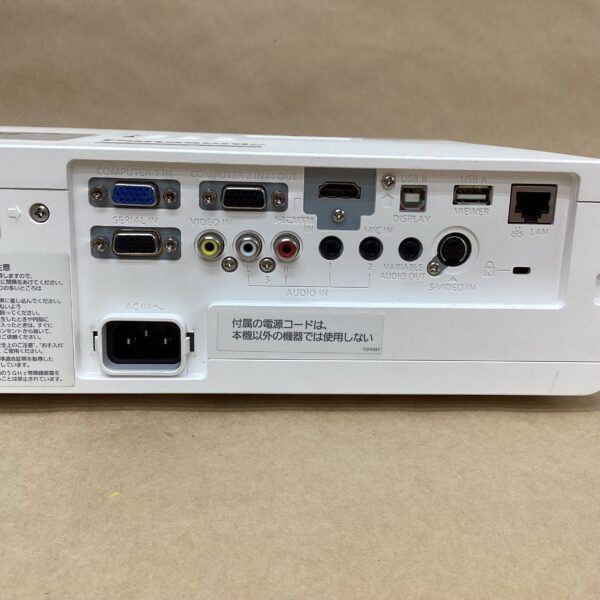 Lamp use 325 hours Panasonic LCD projector PT-VW345N 3700 lumens HDMI D-SUB cable - Image 5