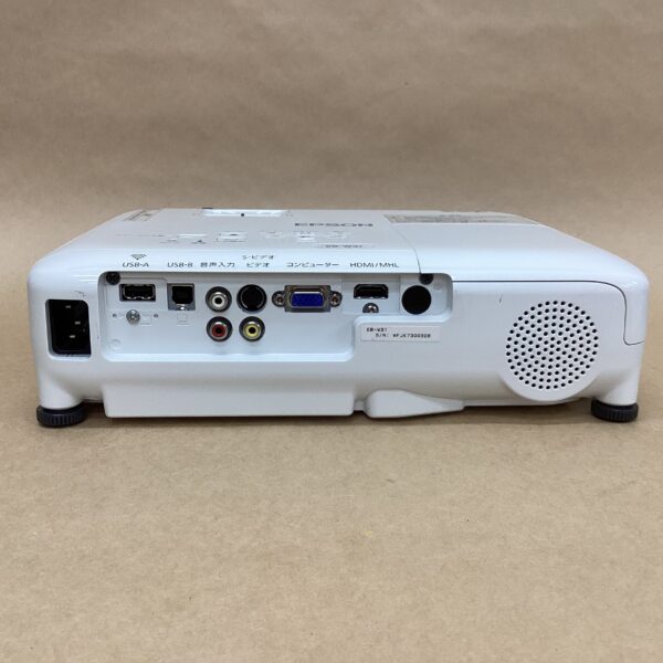 Lamp use: 3268 hours Epson Business Projector EB-W31 3200 lumens Wireless compatible (adapter not included) Power button is sunken - Image 6