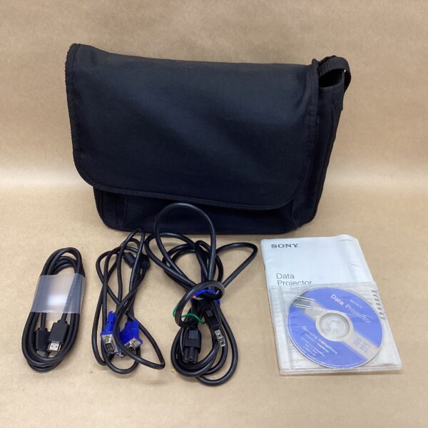 Lamp use 1446 hours SONY Data projector VPL-DX11 3000 lumens D-SUB HDMI cable Soft case - Image 10