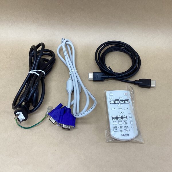 Lamp usage 19045 hours CASIO Projector XJ-F101W 3500 lumens Remote control D-SUB HDMI cable Manufacturer box - Image 9
